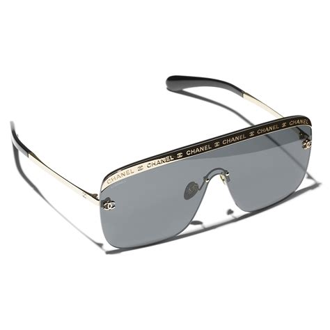 chanel 2178 c124|CHANEL Sunglasses: Shield Sunglasses, metal — Fashion.